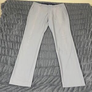 FootJoy Mens Performance Golf Pants Light Gray Stretch W36 L34 Regular Fit